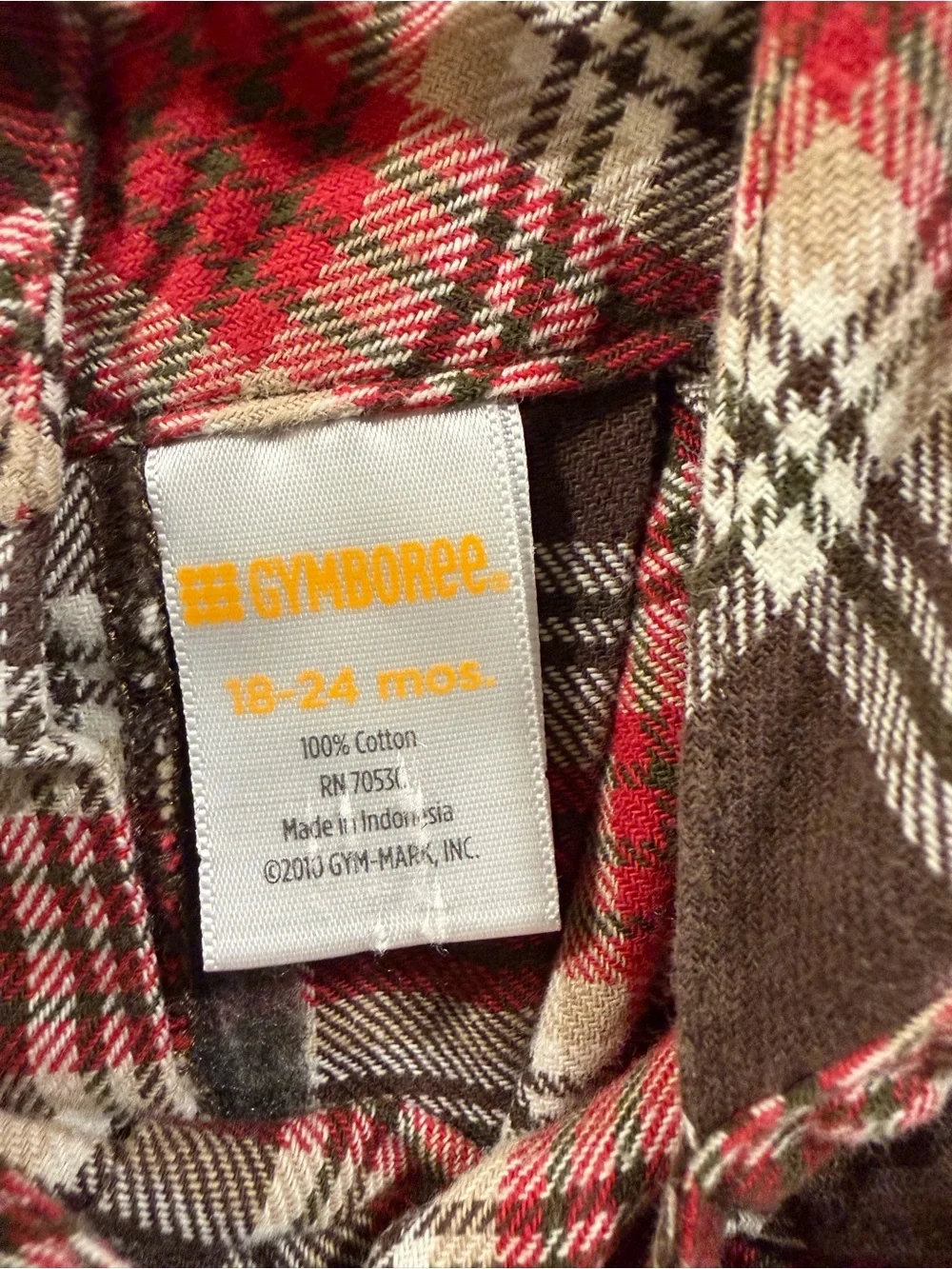 Gymboree sleeveless plaid